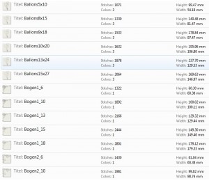 Stickserie - Der schönste Tag